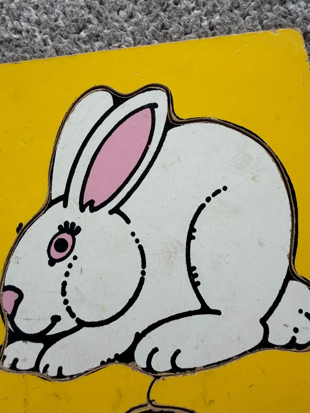 Vintage 1982 Playskool Wooden Puzzle - My Pets